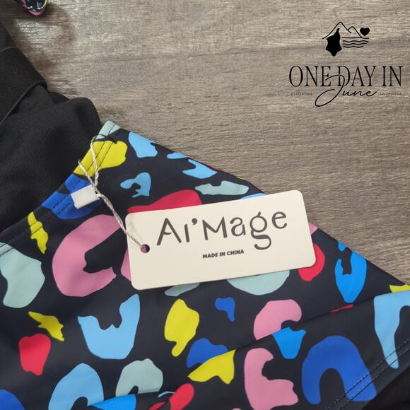 Aimage Ring Back One Piece Swimsuit Size XL - Picture 4 of 7